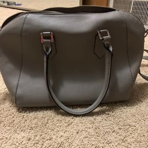 Gray Over Cross Body Purse
